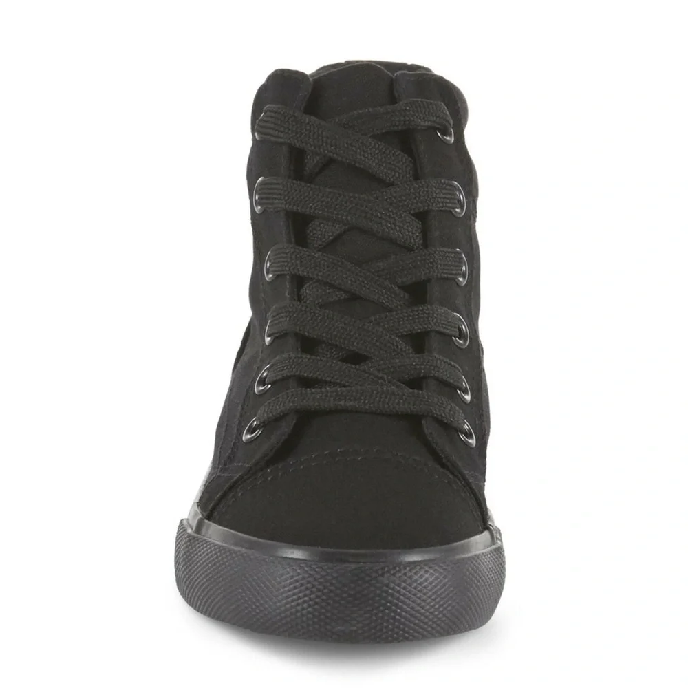 US SPORTS Kids Black High-Top Sneakers Size 9
